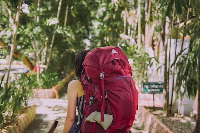 Backpack of koffer meenemen