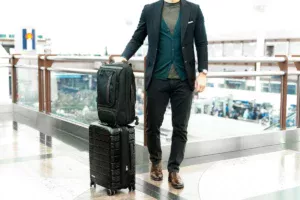 tas voor op koffer